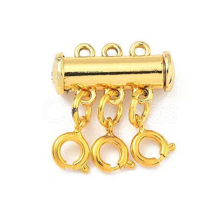 Brass Magnetic Slide Lock Clasps AJEW-PH01208-03-1