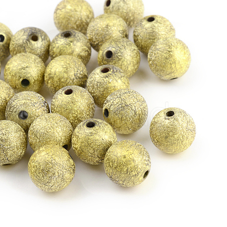 Spray Painted Acrylic Beads ACRP-Q018-20mm-011-1
