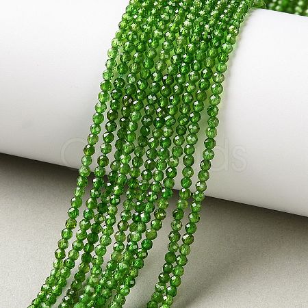 Natural Green Diopside Beads Strands GG-CBA4941-A02-2mm-1