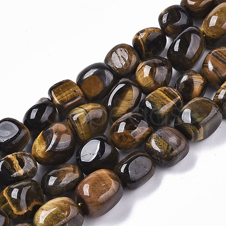 Natural Tiger Eye Beads Strands X-G-S364-060-1