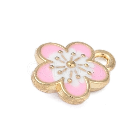 Alloy Enamel Pendants X-FIND-Z070-05G-04-1