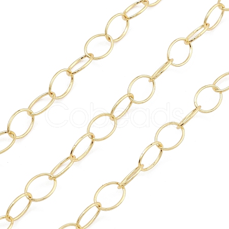 Brass Oval Link Chains CHC-M025-06G-1
