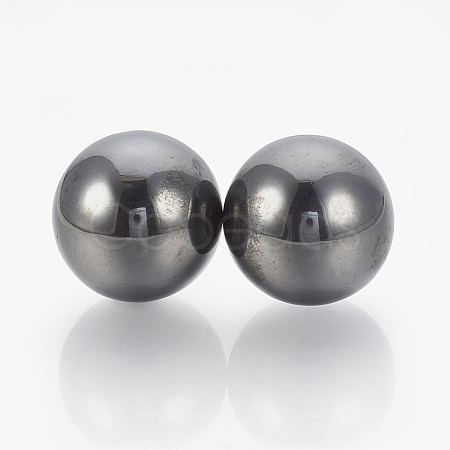Magnetic Synthetic Hematite Beads G-T095-28mm-1