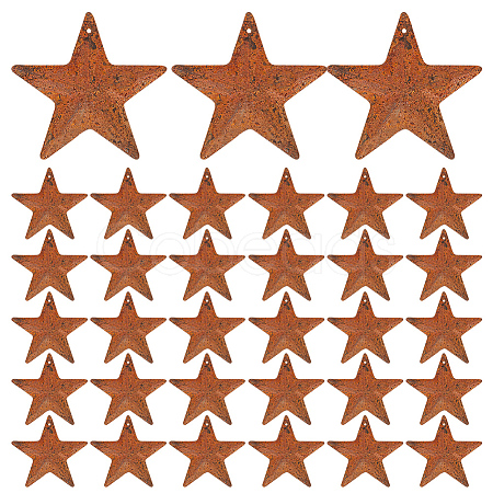 60Pcs Iron Pendants IFIN-GF0001-42A-1