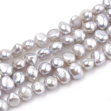 Natural Cultured Freshwater Pearl Beads Strands PEAR-N014-05I-1