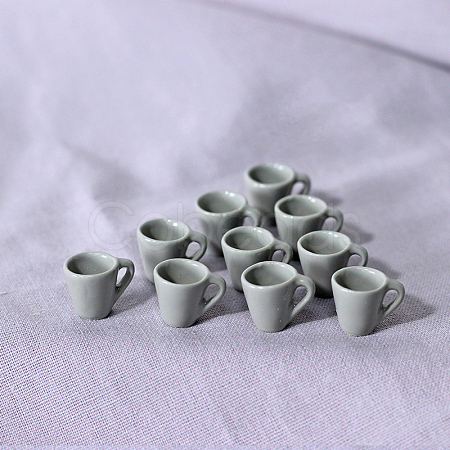Resin Miniature Teacup Ornaments LS-BOTT-PW0001-179G-1