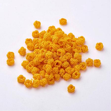 Polyester Weave Beads WOVE-N002-24-1