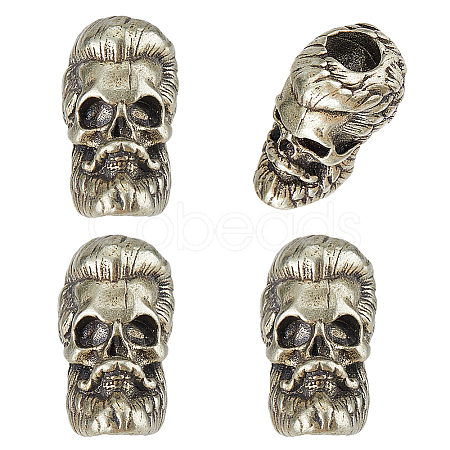 4Pcs Brass Beads KK-FH0008-10AS-1