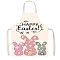 Easter Theme Polyester Sleeveless Apron, with Double Shoulder Belt, Pearl Pink, 560x450mm