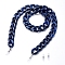 Eyeglasses Chains, Neck Strap for Eyeglasses, with Acrylic Curb Chains, 304 Stainless Steel Lobster Claw Clasps and  Rubber Loop Ends, Dark Blue, 30.7 inch(78cm)