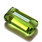 K9 Glass, Imitation Austrian Crystal Beads, Grade AAA, Faceted, Rectangle, Yellow Green, 6x12x5mm, Hole: 0.7~0.9mm