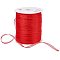 Organza Ribbon, Galloon, Red, 1/4 inch(6mm), 500yards/Roll(457.2m/Roll)