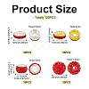 120Ppcs 4Style Pave Disco Ball Beads RB-TA0001-17-4