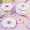 10 Yards Flat Polycotton(Polyester Cotton) Ribbon OCOR-TAC0030-01I-5