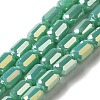 Electroplate Glass Beads Strands EGLA-D031-01-14-1