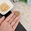 PandaHall Elite 50Pcs Brass Leverback Earring Findings KK-PH0006-08-3