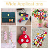 160Pcs 20 Colors 4-Hole Resin Buttons BUTT-TA0001-29C-8
