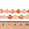 Natural Yellow Agate Beads Strands G-T144-24A-06-5