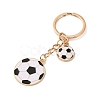 Football Theme Alloy & Enamel Keychains AL-A001-01E-G-2