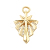 Brass Micro Pave Cubic Zirconia Pendants X-KK-L209-095G-1