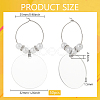 Blank Acrylic Wine Glass Charms AJEW-AB00150-2