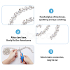 Glass Rhinestone Handmade Beaded Chains FIND-WH0161-66A-4
