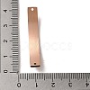 Ion Plating(IP) 304 Stainless Steel Connector Charms STAS-R117-03RG-3