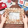 Natural Wood Photo Frames DJEW-WH0007-42-3