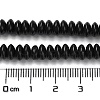 Natural Black Stone Beads Strands G-Z030-A21-01-5