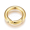 Ion Plating(IP) 201 Stainless Steel Spring Gate Rings STAS-G104-04G-2