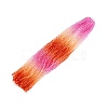 Gradient Color Baking Paint Glass Bead Strands X-DGLA-A039-T2mm-A04-1