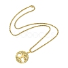 Stainless Steel Pendant Necklaces NJEW-L117-03A-G-2