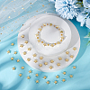 60Pcs Rack Plating Star Brass Beads KK-UN0003-58-2