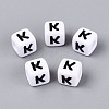 Opaque Acrylic Beads SACR-N020-04A-K-1