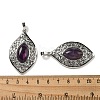 Natural Amethyst Pendants G-Q158-02E-3