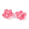 Transparent Spray Paint Glass Beads X-GLAA-H035-02-3