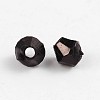 Faceted Bicone Transparent Acrylic Beads LS-DBB4mm10-1