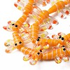 Autumn Theme Handmade Lampwork Beads Strands LAMP-T017-10-3