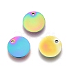 Ion Plating(IP) 304 Stainless Steel Charms STAS-L247-006D-M-1