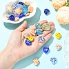 1 Strand Handmade Lampwork Bumpy Beads Strands LAMP-YW0004-10-5