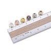 Brass Rhinestone Spacer Beads RB-JP0002-12-NF-4