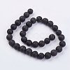 Natural Lava Rock Beads Strands G-F436-12mm-2