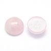 Natural Rose Quartz Cabochons X-G-P393-R20-12mm-2