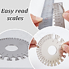 2 Styles Stainless Steel Wire Gauge Measurement Tool Sets DIY-GA0007-71-3