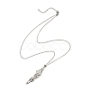 Tarnish Resistant 304 Stainless Steel Macrame Pouch Empty Stone Holder for Pendant Necklaces Making NJEW-JN04399-1