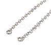 Rack Plating Brass Cable Chain Link Bracelet Making KK-TAC0016-05P-2