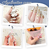 30Pcs 15 Styles Golden Brass Micro Pave Rhinestone Cabochons DIY-HY0002-56-5