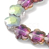 Electroplate Glass Beads Strands EGLA-B006-04A-HP03-3
