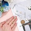 10Pcs 5 Style Real Real 18K Gold Plated Plated Brass Charms FIND-CN0001-28-3