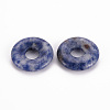 Natural Blue Spot Jasper Pendants G-T122-66E-2